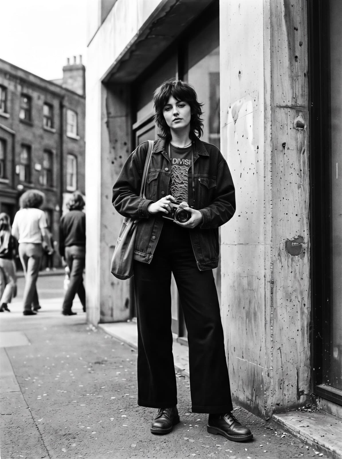 Vintage-styled film photography, San Francisco street style